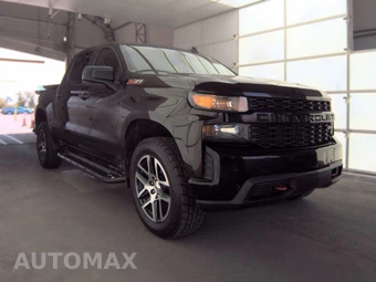 2020 Chevrolet Silverado 1500 Custom Trail Boss Crew Cab Short Bed 2CX - miniatura 3