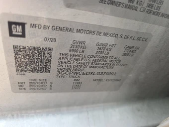 2020 Chevrolet Silverado 1500 LT Crew Cab Short Bed 1LT - miniatura 42