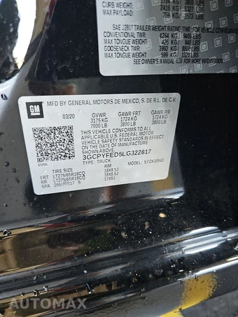 2020 Chevrolet Silverado 1500 LT Trail Boss Crew Cab Short Bed 2LT - miniatura 14