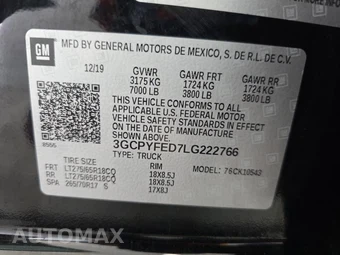 2020 Chevrolet Silverado 1500 LT Trail Boss Crew Cab Short Bed 2LT - miniatura 11