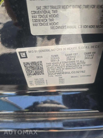 2020 Chevrolet Silverado 1500 RST Crew Cab Short Bed 1SP - miniatura 5