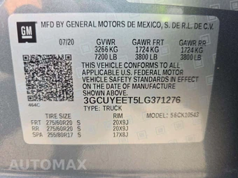 2020 Chevrolet Silverado 1500 RST Crew Cab Short Bed 1SP - miniatura 2
