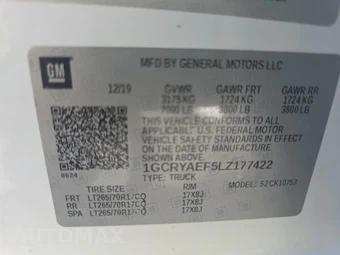 2020 Chevrolet Silverado 1500 WT Extended Cab Medium Bed 1WT - miniatura 17