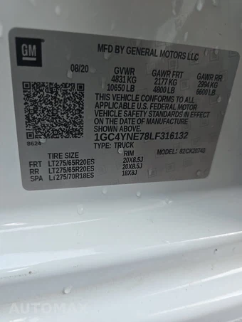 2020 Chevrolet Silverado 2500HD LT Crew Cab Medium Bed 1LT - miniatura 14