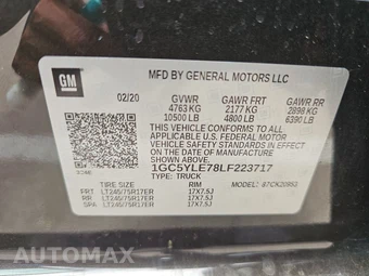 2020 Chevrolet Silverado 2500HD WT Extended Cab Long Bed 1WT - miniatura 14