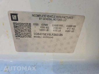 2020 Chevrolet Silverado 3500HD Cab Chassis WT Crew Cab 1WT DRW - miniatura 2