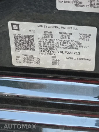 2020 Chevrolet Silverado 3500HD High Country Crew Cab Long Bed 3LZ DRW - miniatura 14