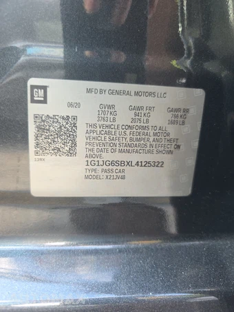2020 Chevrolet Sonic LT Hatchback 1FL – miniatura 14