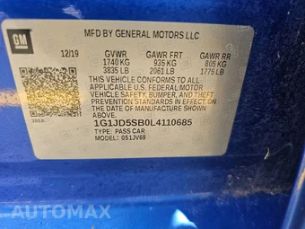 2020 Chevrolet Sonic LT Sedan 1SD - miniatura 14