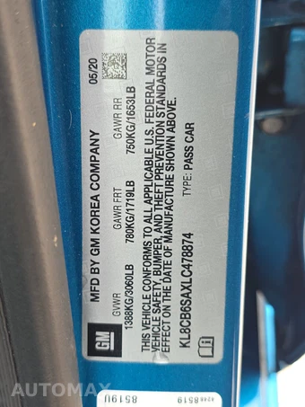 2020 Chevrolet Spark LS 1SB - miniatura 14