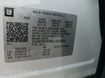 2020 Chevrolet Traverse LS 1LS – miniatura 15