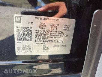 2020 Chevrolet Traverse LT Cloth 1LT - miniatura 2