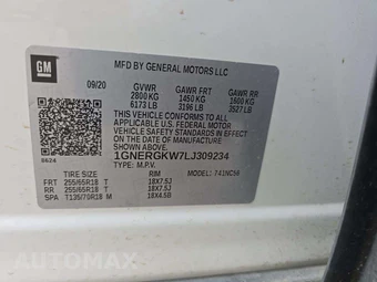2020 Chevrolet Traverse LT Cloth 1LT – miniatura 2