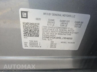 2020 Chevrolet Traverse LT Cloth 1LT - miniatura 18