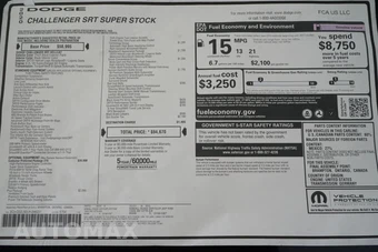 2020 Dodge Challenger SRT Super Stock - miniatura 22