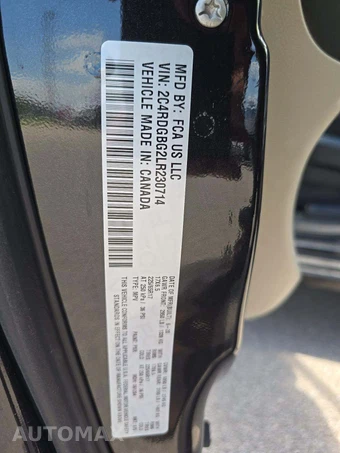 2020 Dodge Grand Caravan SE 121.2" WB - miniatura 2