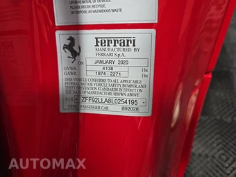 2020 Ferrari F8 Tributo Coupe - miniatura 13