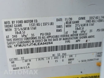 2020 Ford Expedition XLT – miniatura 15