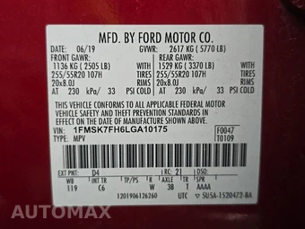 2020 Ford Explorer Limited – miniatura 15