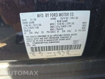 2020 Ford Explorer Limited - miniatura 5