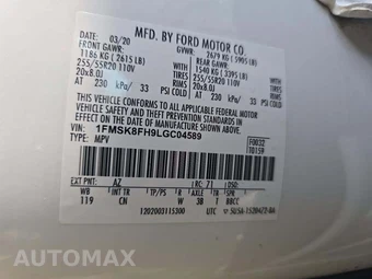 2020 Ford Explorer Limited - miniatura 5