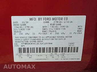 2020 Ford Explorer Platinum – miniatura 15