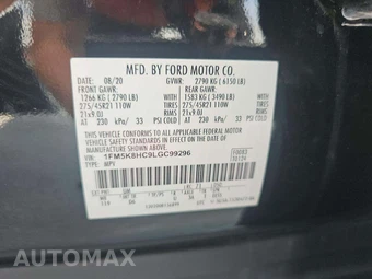 2020 Ford Explorer Platinum - miniatura 2