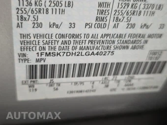2020 Ford Explorer XLT - miniatura 15