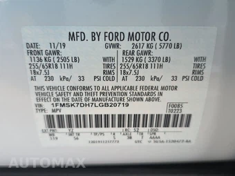 2020 Ford Explorer XLT - miniatura 15