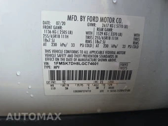 2020 Ford Explorer XLT – miniatura 15