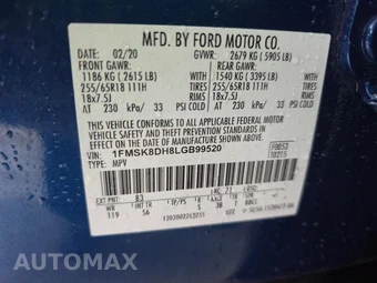 2020 Ford Explorer XLT - miniatura 11