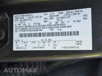 2020 Ford F-150 Lariat Crew Cab Short Bed - miniatura 14