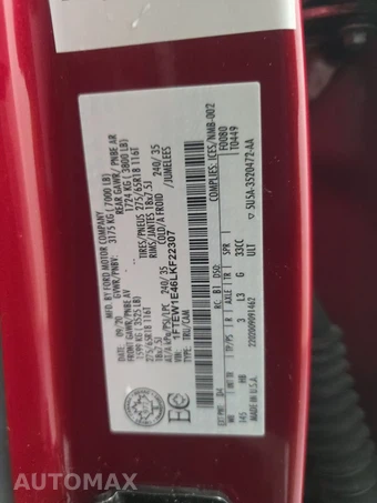 2020 Ford F-150 Lariat Crew Cab Short Bed - miniatura 14