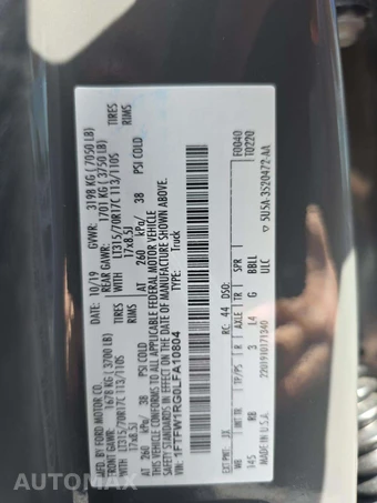2020 Ford F-150 Raptor Crew Cab Short Bed - miniatura 2