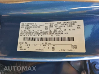 2020 Ford F-150 Raptor Crew Cab Short Bed - miniatura 14