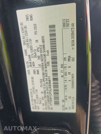 2020 Ford F-150 XL Crew Cab Short Bed - miniatura 14