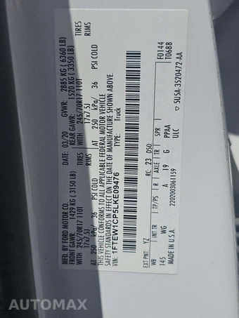 2020 Ford F-150 XL Crew Cab Short Bed - miniatura 2