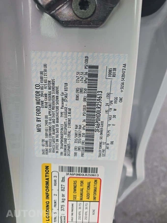 2020 Ford Fusion SE – miniatura 5