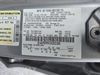 2020 Ford Fusion Titanium – miniatura 14
