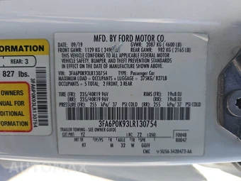 2020 Ford Fusion Titanium – miniatura 14
