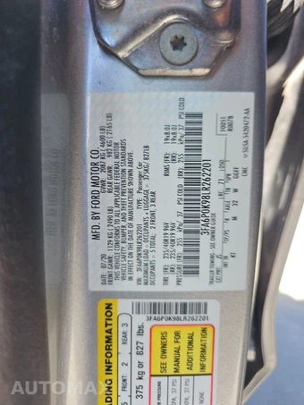 2020 Ford Fusion Titanium - miniatura 14