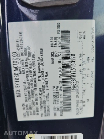 2020 Ford Mustang EcoBoost Premium Coupe - miniatura 14