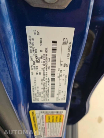 2020 Ford Ranger Lariat Crew Cab Medium Bed – miniatura 5