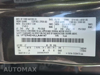 2020 Ford Ranger XLT Crew Cab Medium Bed – miniatura 5
