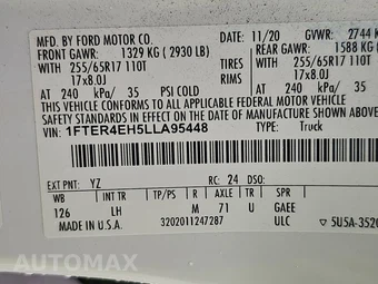 2020 Ford Ranger XLT Crew Cab Medium Bed – miniatura 14