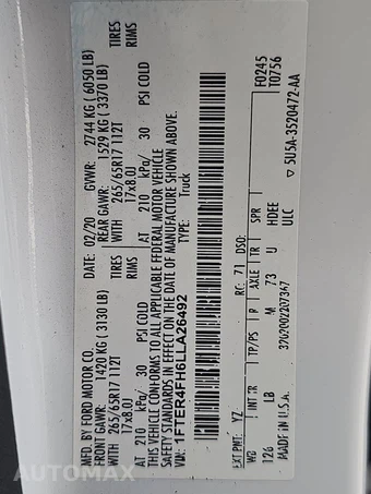 2020 Ford Ranger XLT Crew Cab Medium Bed - miniatura 14