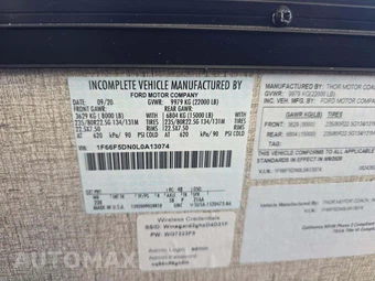2020 Ford Super Duty F-53 Class A Motorhome Chassis DRW - miniatura 5