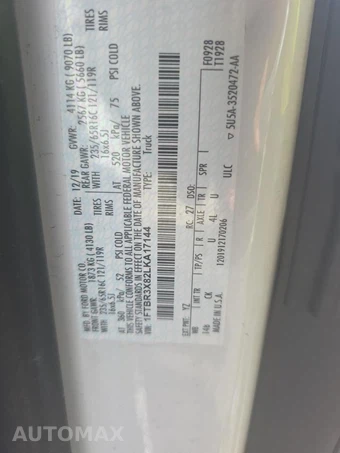 2020 Ford Transit 250 Cargo Van High Roof 148.0" WB - miniatura 17