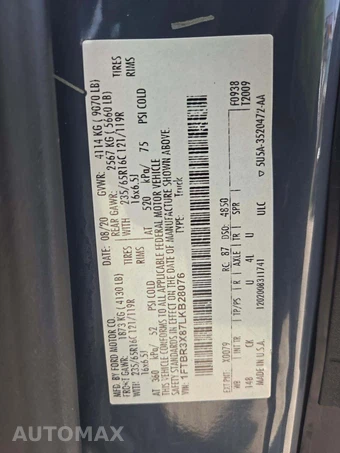 2020 Ford Transit 250 Cargo Van High Roof 148.0" WB - miniatura 2