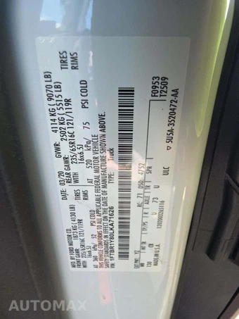 2020 Ford Transit 250 Cargo Van Low Roof 130.0" WB - miniatura 5